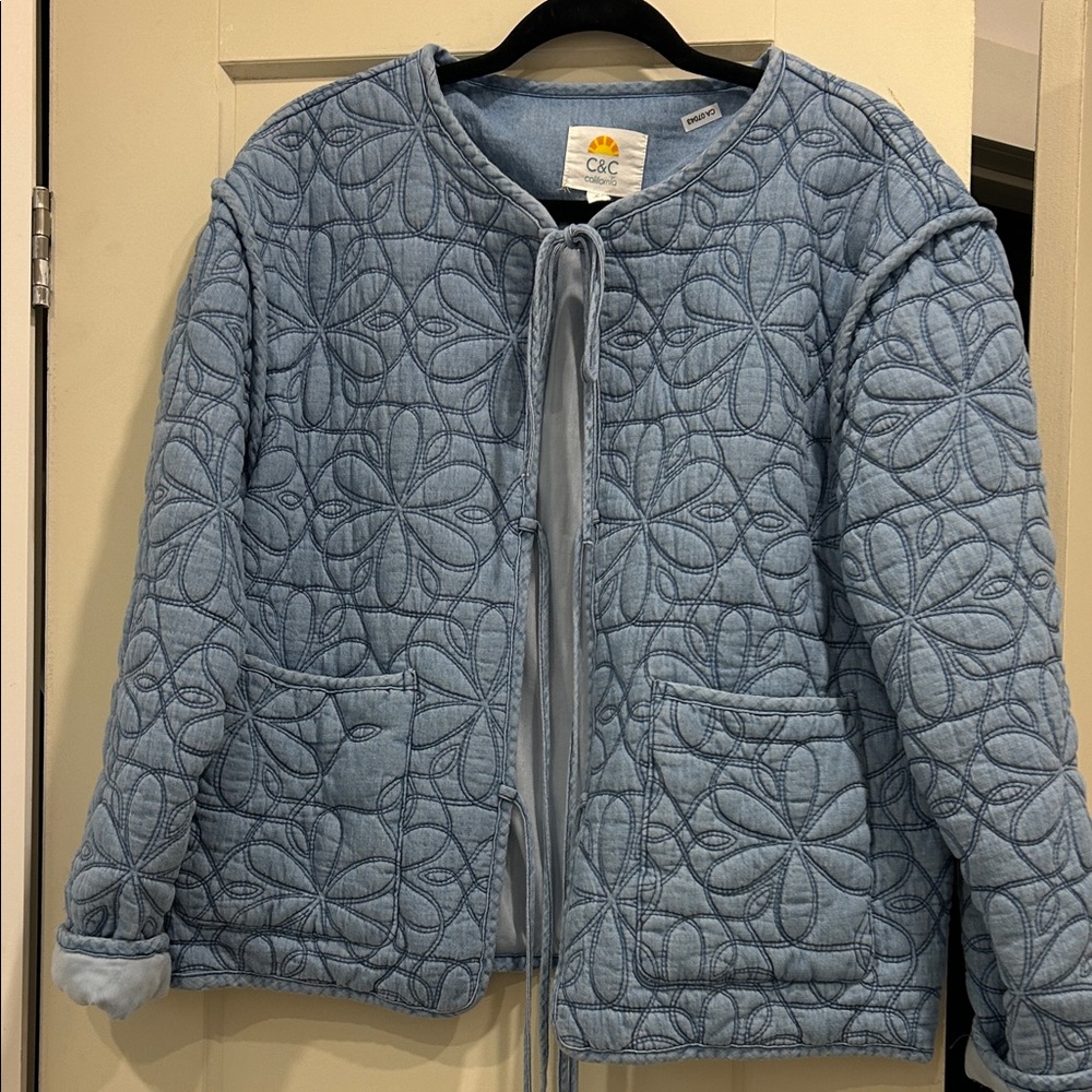 C.C Blue Quilted Jacket